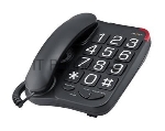 Телефон проводной teXet TX-201 черный