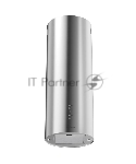 Вытяжка Kuppersberg TUBA 35 X, цилиндрическая, островная, 35 см, электронное кнопочное управление, таймер, отвод/рециркуляция, 3 скорости, производительность 850 м3/ч, LED освещение, обратный клапан, уровень шума 68 дБ, угольный фильтр CF110 (опция), цвет нержавеющая сталь