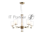 Люстра Ambrella light LH56011/5 BS/FR латунь/белый матовый E14*5 max 40W D640*1260