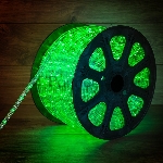 Дюралайт Neon-night LED, постоянное свечение (2W) - зеленый, 36 LED/м, бухта 100м