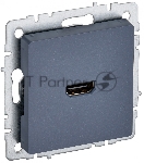 Розетка HDMI IEK BRITE РHDMI-0-БрМ маренго