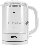 Чайник электрический Domfy DSW-EK304 1.7л. 2200Вт белый (корпус: стекло), вид 29