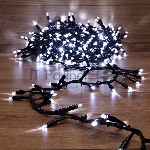 Гирлянда Neon-night "Кластер" 10 м, 400 LED, черный каучук, IP67, соединяемая, цвет свечения белый