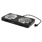 Плита настольная MAXVI HE201 черный