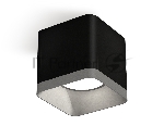 Светильник Ambrella Light XS7806003 SBK/SSL черный песок/серебро песок MR16 GU5.3 (C7806, N7703)