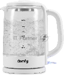 Чайник электрический Domfy DSW-EK304 1.7л. 2200Вт белый (корпус: стекло), вид 28