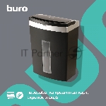 Шредер Buro Office BU-S900AF черный с автоподачей (секр.P-5) фрагменты 60лист. 21лтр. скрепки скобы пл.карты, вид 6