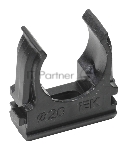 Держатель d20mm IEK CTA10D-CF20-K02-100-PCS (упак.:100шт) черный