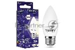 Лампа светодиодная TOKOV ELECTRIC 10Вт С37 3000К Е27 176-264В