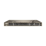 Коммутатор IP-COM G1050F, 48×1 Гбит/с + 2×1 Гбит/с SFP, неуправляемый