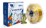 Филамент NVPrint Silk PLA+ Black/Gold для 3D печати диаметр 1.75мм длина 330 метров масса 1 кг