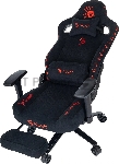 Кресло игровое A4Tech Bloody GC-670 черный искусственная замша с подголов. крестов. металл подст.для ног, вид 9