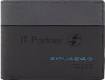 Кошелек мужской Piquadro Urban PU257UB00R/NGR черный/серый натур.кожа