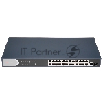 Коммутатор Hikvision DS-3E0526P-E, 24×1 Гбит/с PoE+ + 1×1 Гбит/с SFP, неуправляемый
