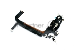 Шлейф с разъемом зарядки и микрофоном для Apple iPhone 13 Pro Max, черный