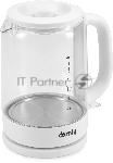 Чайник электрический Domfy DSW-EK304 1.7л. 2200Вт белый (корпус: стекло), вид 25