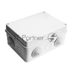 Коробка распр. ОП 150х110х70 10 выходов 6 гермовводов IP54 крышка на винтах бел. Epplast 210301