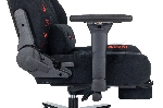 Кресло игровое A4Tech Bloody GC-670 черный искусственная замша с подголов. крестов. металл подст.для ног, вид 6