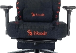 Кресло игровое A4Tech Bloody GC-670 черный искусственная замша с подголов. крестов. металл подст.для ног, вид 5