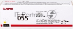 Картридж лазерный Canon 055 Y 3013C002 желтый (2100 стр.) для Canon MF746Cx/MF744Cdw/MF742Cdw/LBP664Cx/663Cdw