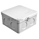 Коробка распр. ОП 105х105х56 7 выходов без гермовводов IP54 крышка защелкивающаяся сер. Epplast 105032