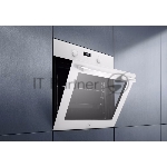 Встраиваемый духовой шкаф Electrolux EOF5F50BV, Электрический духовой шкаф с конвекцией, приготовление на пару, объем 65 л, 8 режимов, очистка каталитическая, 2 стекла в дверце, направляющие проволочные + телескопические (1 уровень)белый