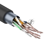 Кабель витая пара PROconnect FTP 4PR 24AWG, CCA, cat.5e, наружный (OUTDOOR), бухта 305 м