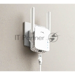 Усилитель Wi-Fi N300 Wi-Fi Mesh Repeater, AP mode, 300Mbps at 2.4GHz, 802.11/b/g/n, 1 10/100Mbps Port, WPS button, Intelligent Signal Light, Access Control, LED control, Cudy APP