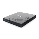 Оптический привод внешний с интерфейсом USB Gembird DVD-USB-02 пластик, черный