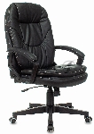 Кресло Бюрократ CH-868N Leather Venge черный, экокожа