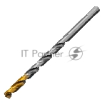 Сверло спиральное по металлу 9 х 175 мм, Р6М5, Golden Tip, удлиненное Denzel