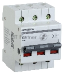 Выключатель нагрузки IEK MNV15-3-063 (мини-рубильник) ВН-32 3Р 63А GENERICA