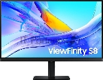 Монитор 27" Samsung ViewFinity S8 S80UD LS27D804UAIXCI IPS 3840x2160, 60 Гц, 5 мс, 16:9, 350 кд/м², 1xHDMI, 1xDP, 1xUSB-C, 3xUSB-A 3.2 Gen 1, 1x3.5 мм, черный