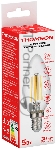 Лампа светодиодная Hiper THOMSON LED FILAMENT CANDLE 5W 545Lm E14 4500K TH-B2066