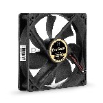 Вентилятор для корпуса ExeGate ExtraSilent ES12025SM черный, 120 мм, 1400 об/мин, 24 дБ, 2 pin