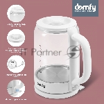 Чайник электрический Domfy DSW-EK304 1.7л. 2200Вт белый (корпус: стекло), вид 17