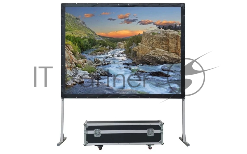 Экран Lumien Master Fold 287x449 см (200"), (раб. область 269x431 см) Matte White черная кайма по периметру 16:10