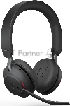 Гарнитура Jabra Evolve2 65 чёрный, беспроводная, Bluetooth, до 35 ч, подсветка