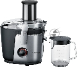 Соковыжималка Bosch MES4000 серебристый, центробежная, 1000 Вт, 1500 мл, механическое