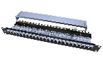 Патч-панель 19дюйм PP3-19-24-8P8C-C5E-SH-110D 1U 24 порта RJ45 полн. экран. кат.5e Dual IDC ROHS черный Hyperline 246037, вид 5