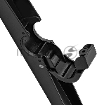 Кронштейн Kromax OMEGA-11 черный/деревянный, 3 шт/уп, Стойка-тренога, для 1 TV 32"-70", max вес 35 кг, пов. ±180°, высота 1385 мм, max VESA 600x400 мм, вид 15
