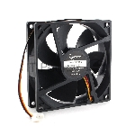 Вентилятор для корпуса Gembird 16608 черный, 92 мм, 2500 об/мин, 29 дБ, 3 pin