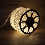 Дюралайт Neon-night LED, постоянное свечение (2W) - теплый белый, 36 LED/м, бухта 100м