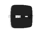 Лицевая панель OMEGA (Черный матовый) для розетки 2USB тип A+C QUANT OP8110