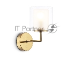Настенный светильник Ambrella light LH56015 BS/FR латунь/белый матовый E14 max 40W 190*120*220
