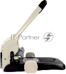 Дырокол Kw-Trio Lever-Tech HD 9556, до 200 листов, металл серый, отверстий: 2, с линейкой, вид 7