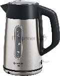 Электрочайник Bosch TWK4P440 черный, 1.7 л, 2400 Вт, скрытый нагревательный элемент