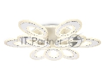 Потолочный светодиодный светильник FA8933/6+3 WH/CH белый/хром 255W 3000K-6400K 740*660*120 (ПДУ РАДИО 2.4G)