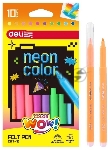 Фломастеры Deli EC177-10 Colorwow круг. пулевидный пиш. наконечник Невентилируемый 10цв. коробка с европодвесом (10шт.), вид 7