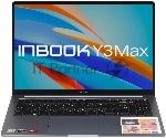 Ноутбук Infinix Inbook Y3 MAX YL61A5/16"/IPS/AMD R7 5825U/16Gb/512Gb SSD/AMD Radeon Graphics/Windows 11 Home/серый/1.78kg